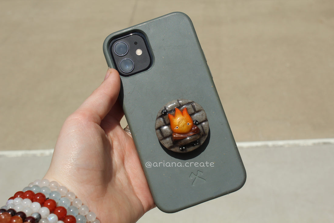 “Calcifer phone grip”