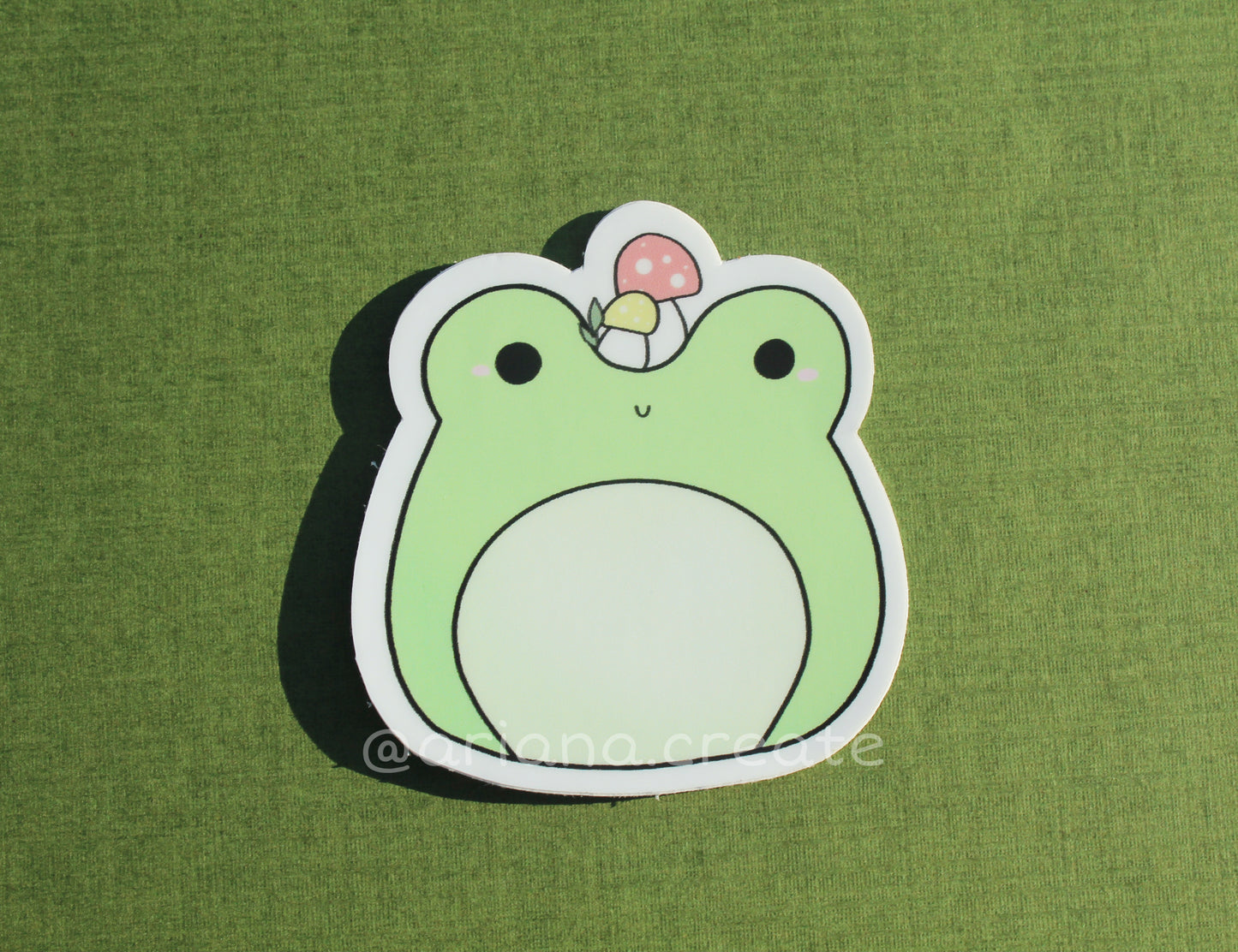 Frog sticker