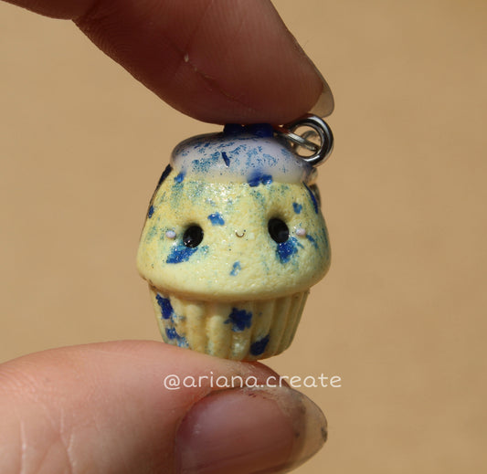 Blueberry muffin charm