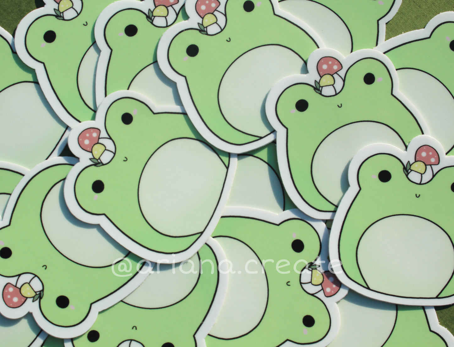 Frog sticker