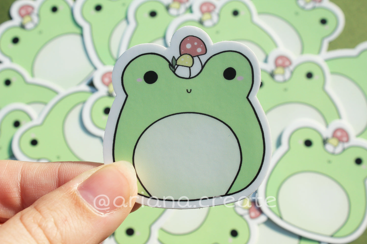 Frog sticker