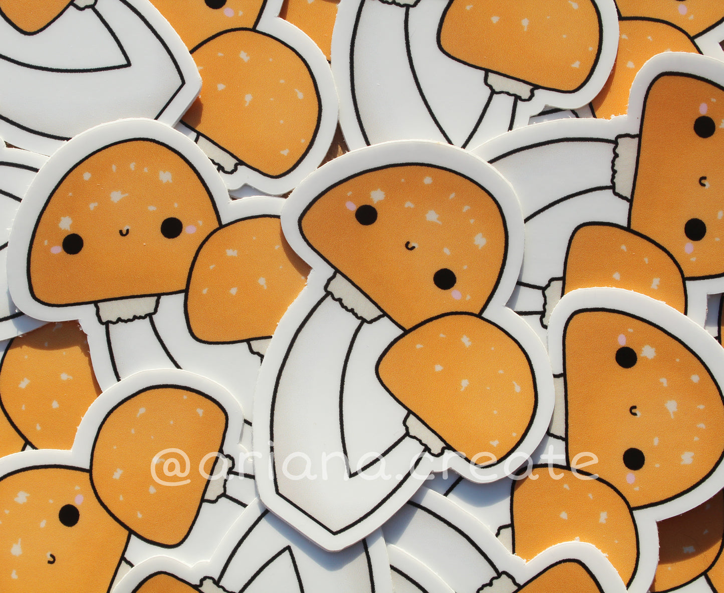 Mushroom sticker