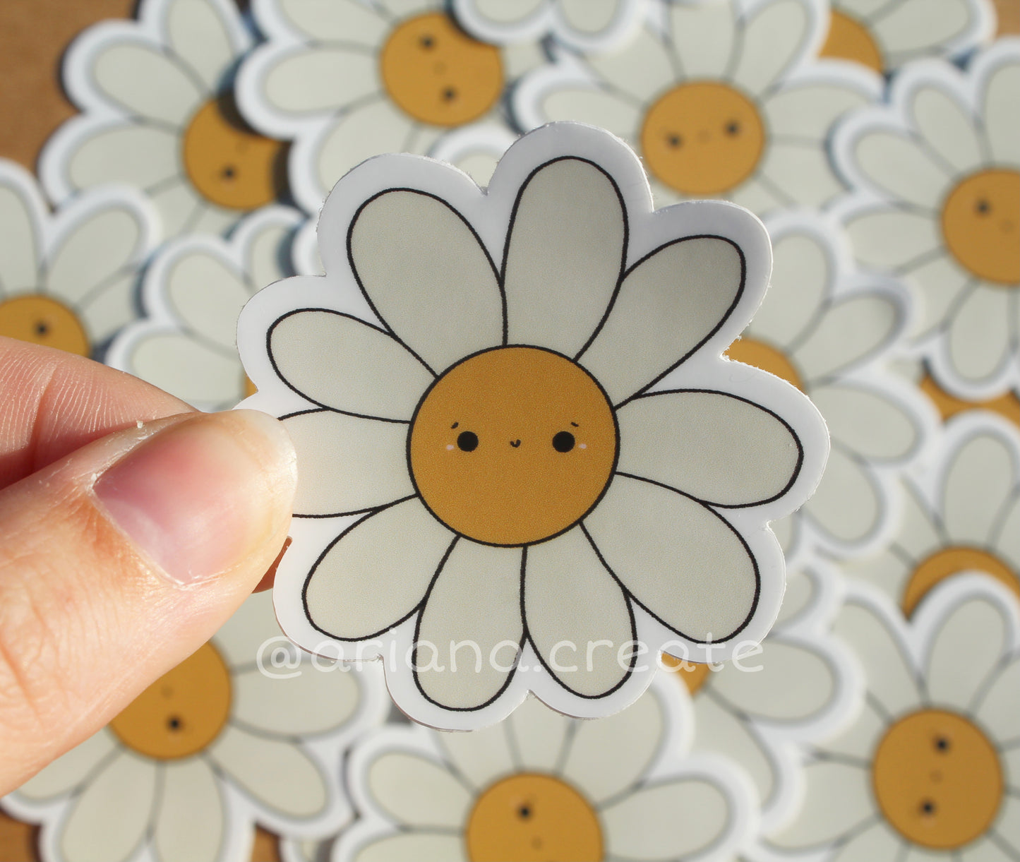 Flower sticker